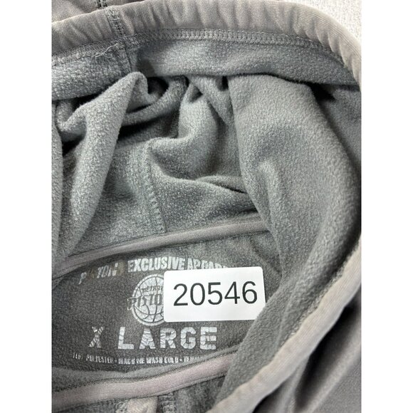 Detroit Pistons NBA Warmup Hoodie Sweatshirt (Men's XL)‎ Gray - Picture 4 of 11